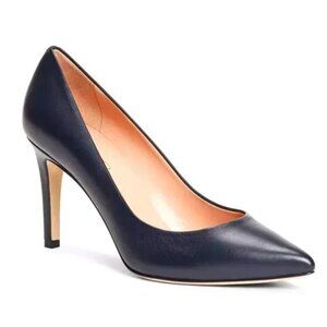 Brooks Brothers Navy Leather Heels